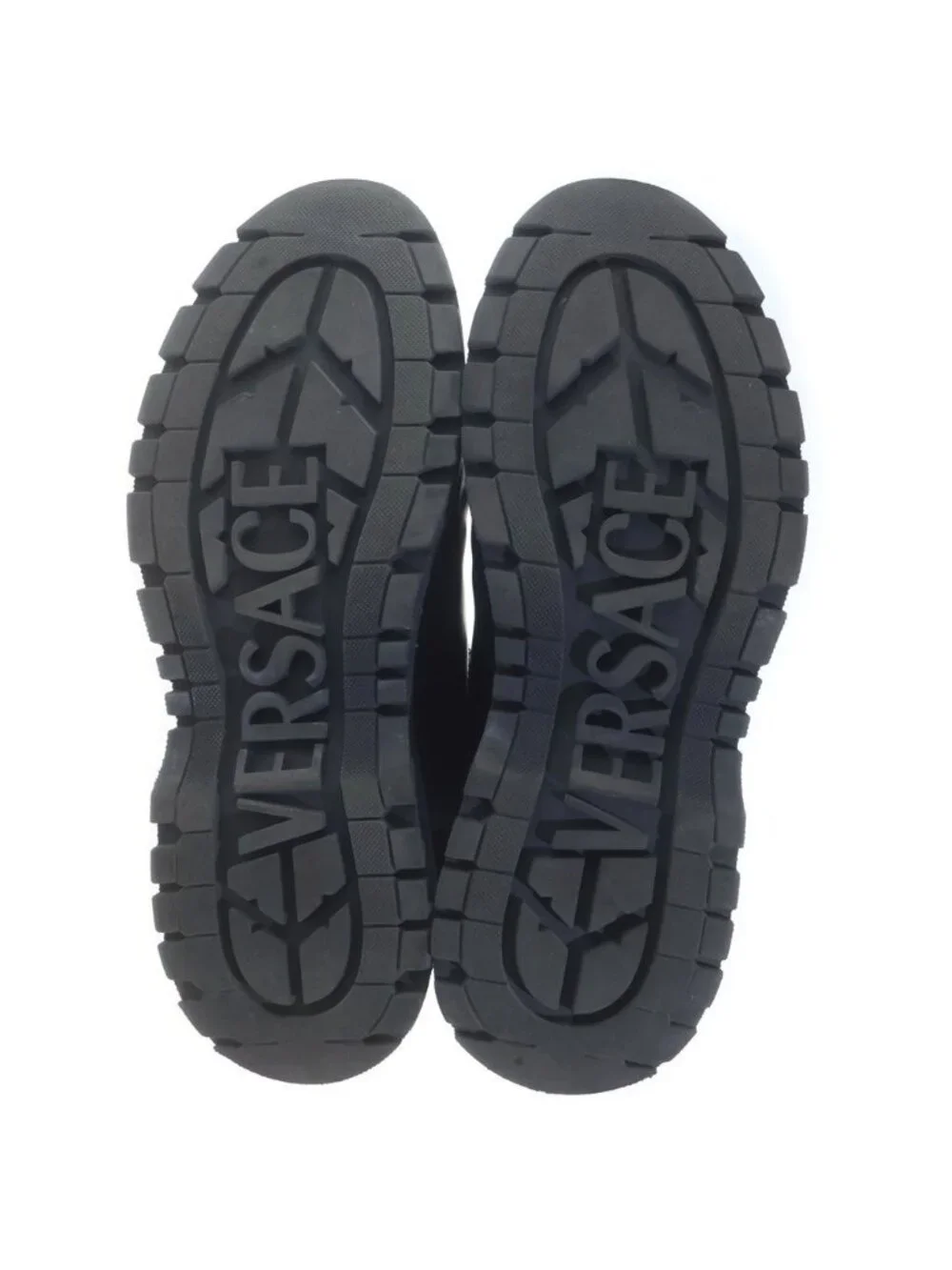 Versace Medusa Logo Side Gore Boots Chelsea Black